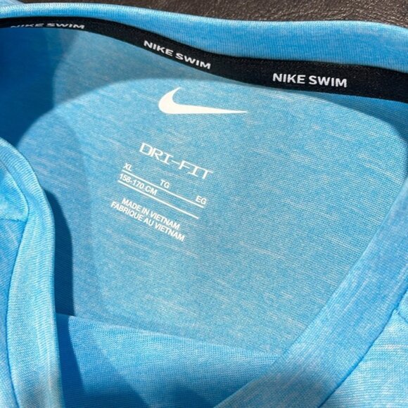 Nike Heather Big Kids Half Sleeve Hydroguard - Picture 3 of 11